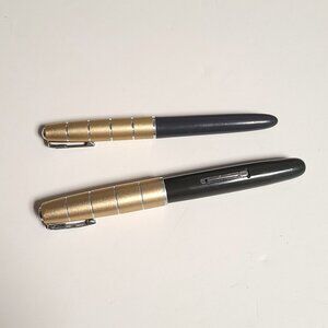 Pair of 1950s Waterman's Pens, Waterman's Taperite Crusader Fountain & Ballpoint